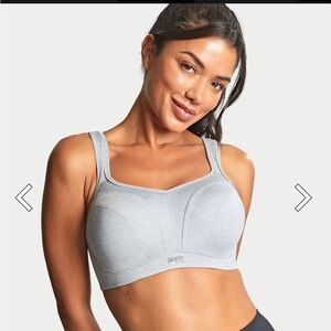NWT Panache Grey Sports Bra Size 38G